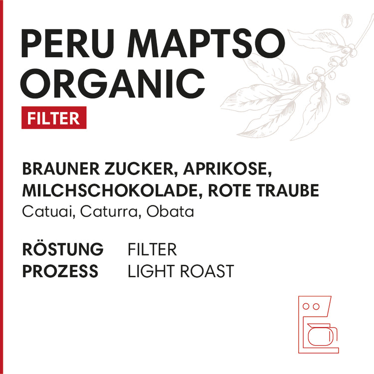 Peru Maptso Organic Filterkaffee