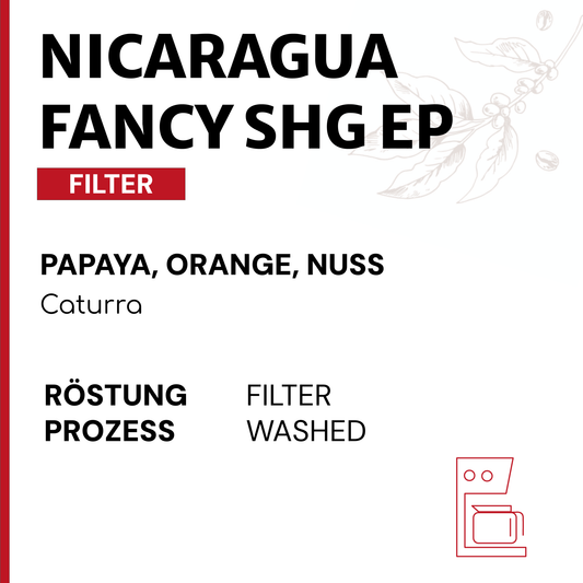 Nicaragua Fancy SHG EP Filterkaffee