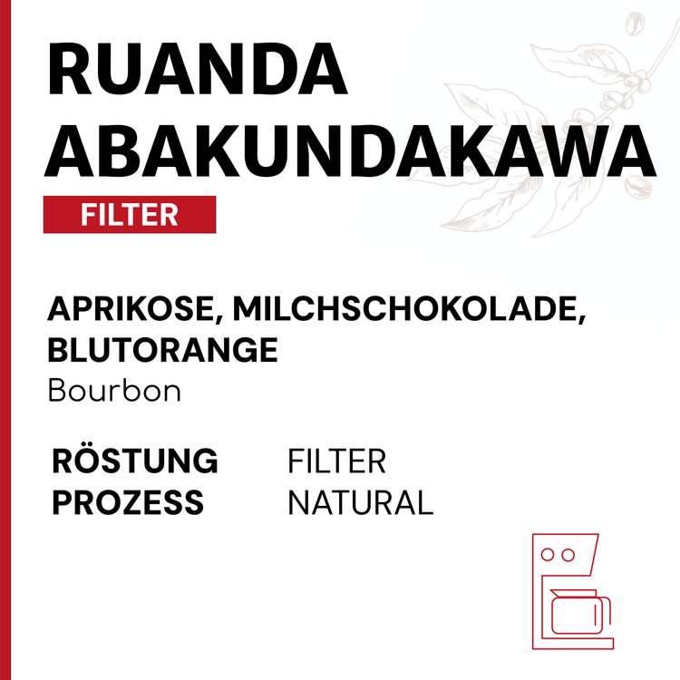 Ruanda Abakundakawa Filterkaffee
