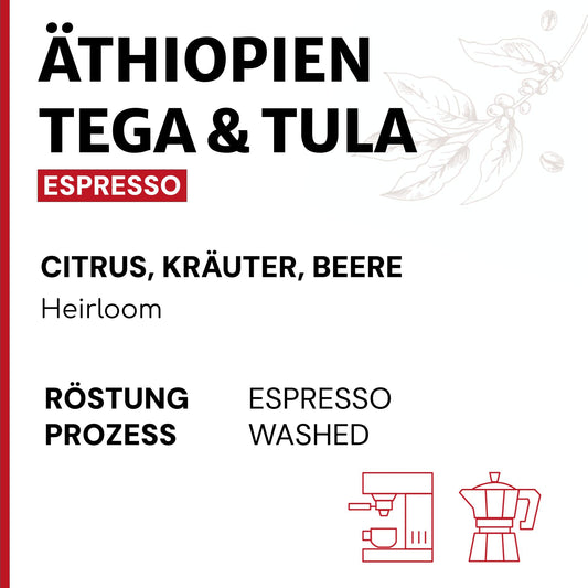 Äthiopien Tega & Tula Espresso