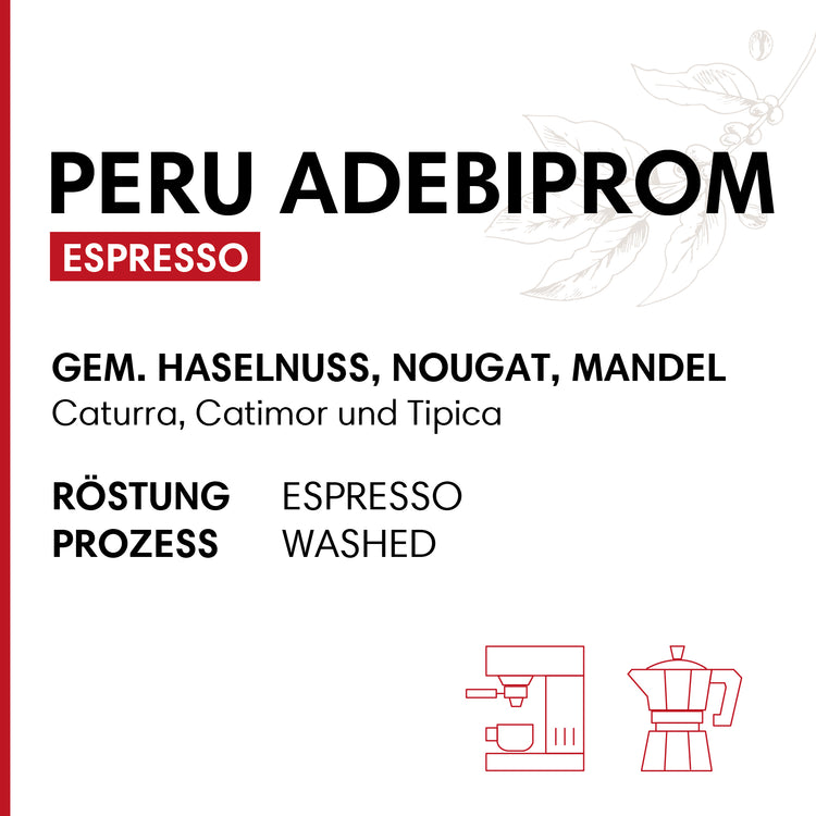 Wieder erhältlich ab Mitte Juli der Peru ADEBIPROM